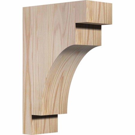 Ekena Millwork Mediterranean Smooth Corbel, Douglas Fir, 3 1/2"W x 8"D x 12"H COR04X08X12MED00SDF